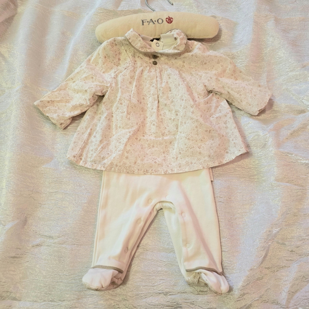 Floral Print Kids One‎ Piece Footie